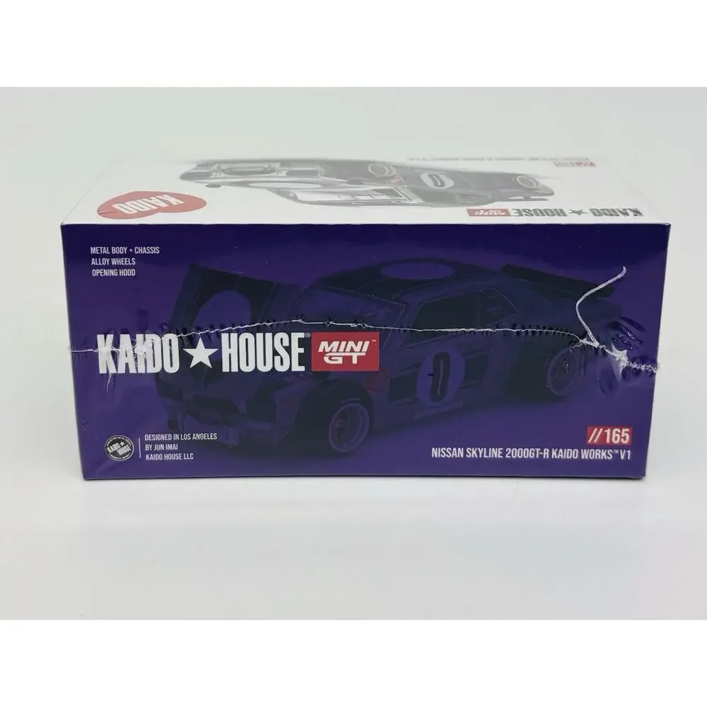 Kaido House Mini GT 1:64 Nissan Skyline 2000GT-R V1 Purple #165 KPGC10 Sealed